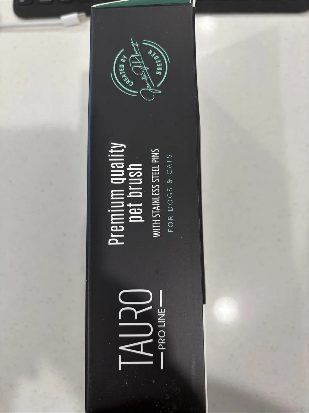 Large Slicker Brush — Teal